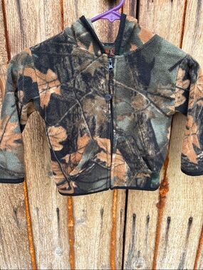 Trail Crest Kids Camouflage Fleece Zip-Up Hoodie